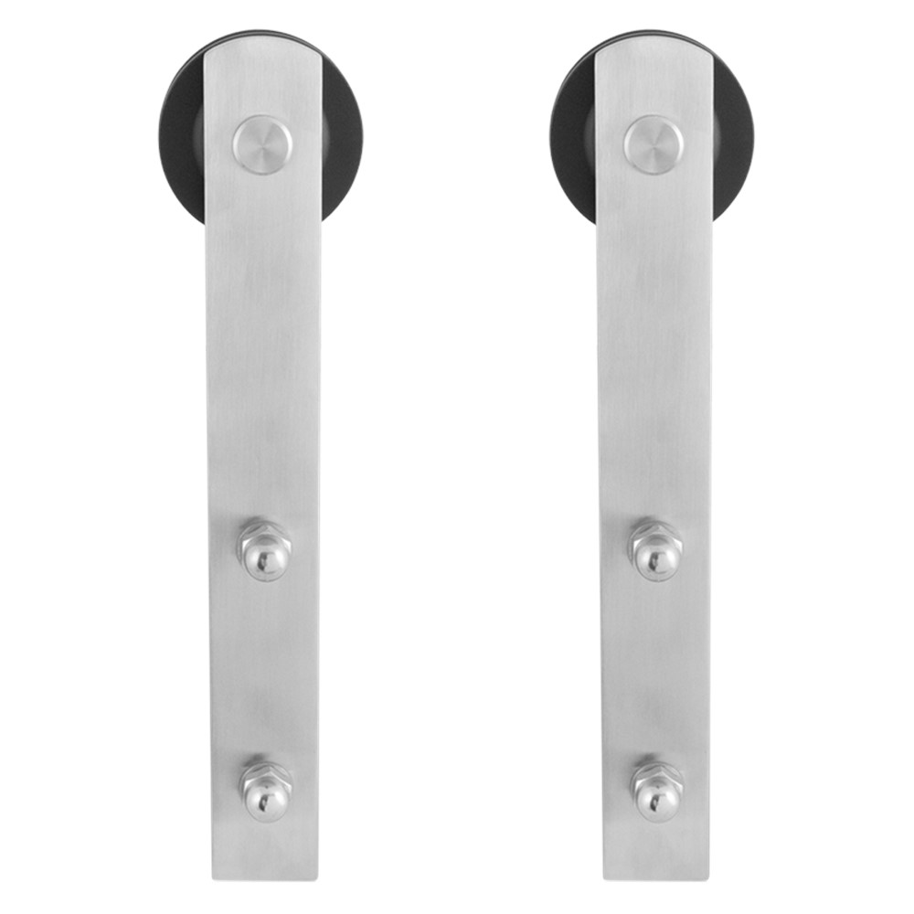 GPF Bouwbeslag schuifdeurhanger set Sauva RVS t.b.v. extra deur