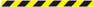 Afbeelding van PVC Waarschuwingstape zwart-geel 50mm x 66 meter