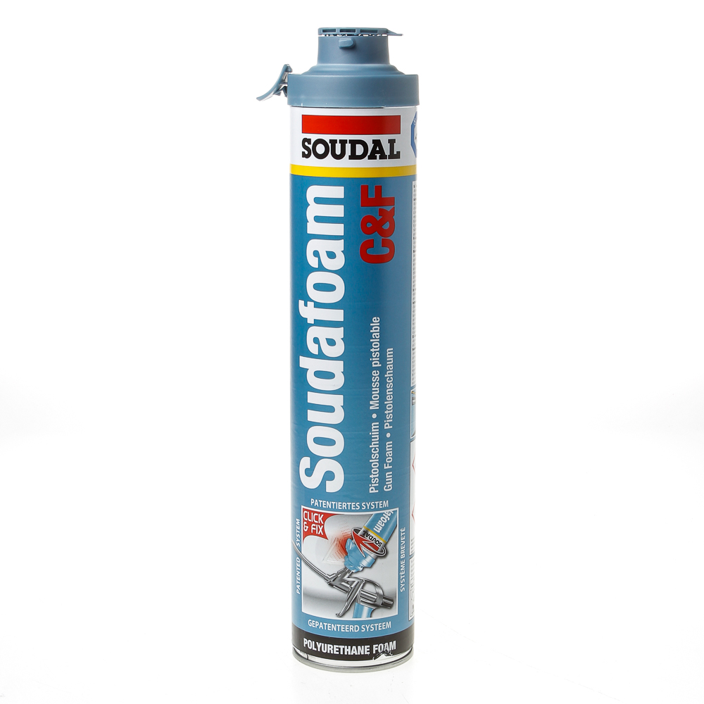 Soudal Foam pur Click & Fix 750ml