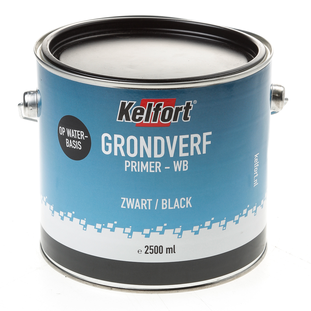 Grondverf zwart (waterb) 2500ml