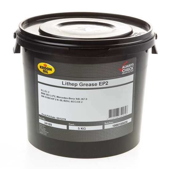 KroonOil multi purpose grease P Lithep Grease EP2 Bouwsales.nl