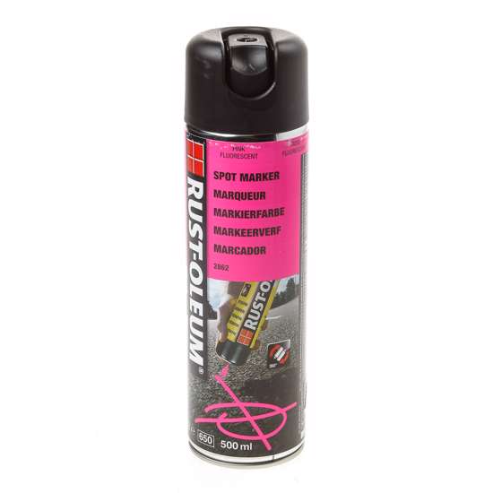 Afbeelding van Rust-Oleum Spuitverf markeerspray fluorecerend roze 2862 500ml