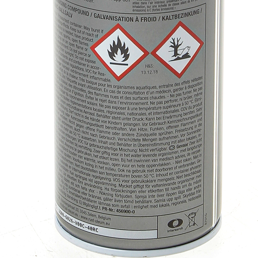 RustOleum Hard Hat zinkprimer galva zinc 500ml Bouwsales.nl