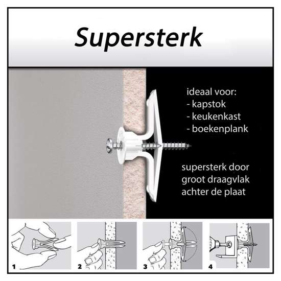 Afbeelding van Aris & Monas Toggler hollewandplug 9-13mm TB