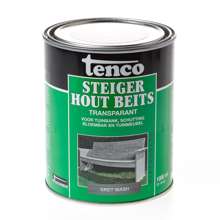 Afbeeldingen van Tenco Steigerhoutbeits Grey Wash 2.5 liter