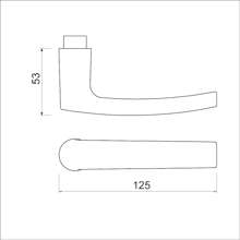 Afbeeldingen van Ami deurkruk gatdeel 332/125 f1