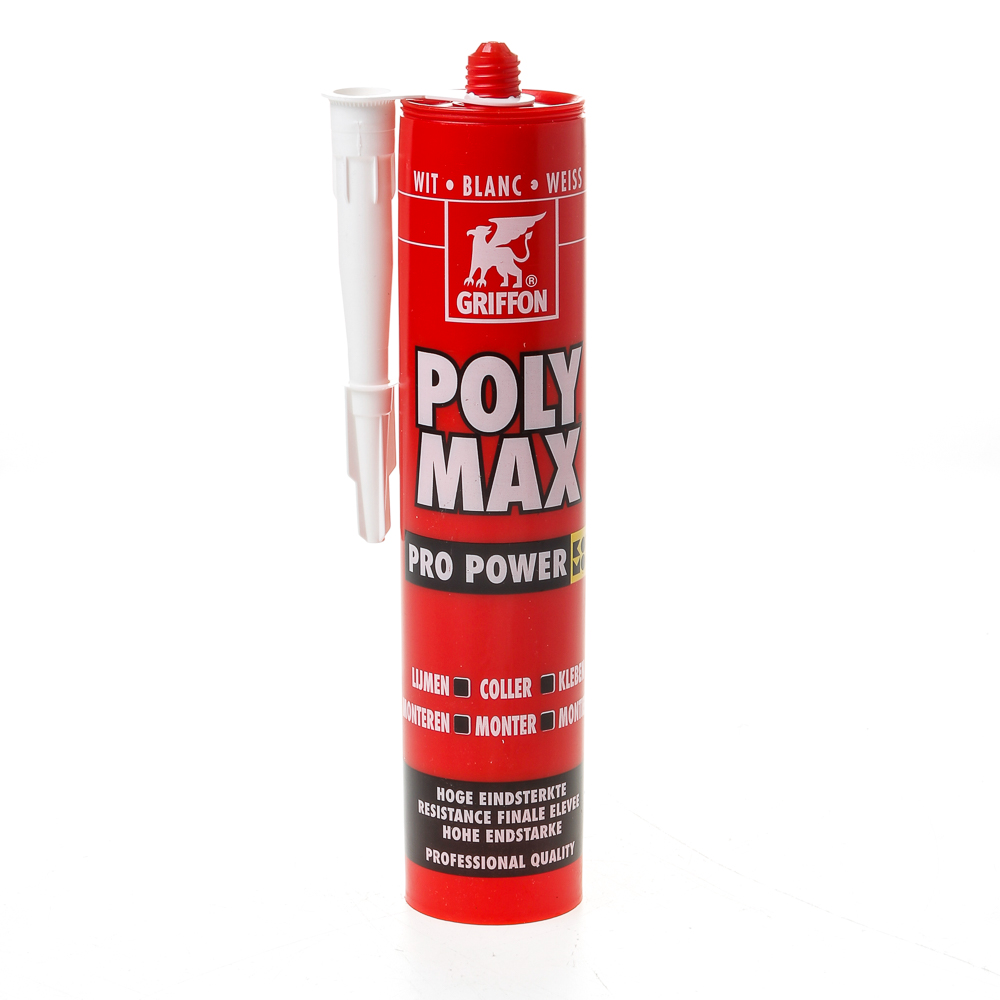 Bison Polymax montagekit wit 290ml Bouwsales.nl