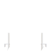 Afbeelding van Duco bedieningsstang met een bocht van 20mm, lengte stang 500mm Ral9010 (wit)