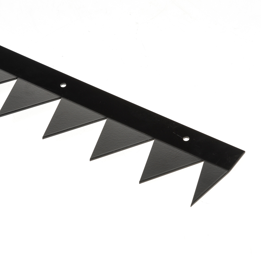 SecuMax anti-klimstrip, 15 graden, van staal, kleur zwart, lengte 1000mm, hoogte 83,5mm