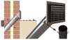 Afbeelding van Renovatiekoker compleet T050 13x9cm zwart