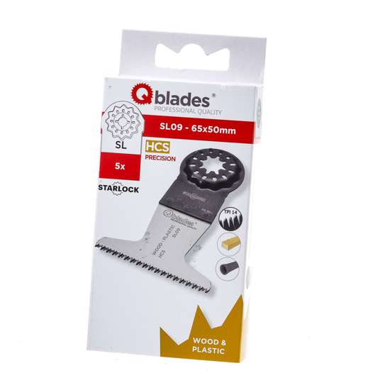 Afbeelding van Qblades Zaagblad Precision 14tpi 65x50mm HCS SL09-5ST