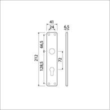 Afbeeldingen van Ami Langschild 212/41 pc72  f1