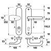 Afbeelding van AXA vh gr.drbr/kr schild RD F1 6668 pc92 ktb