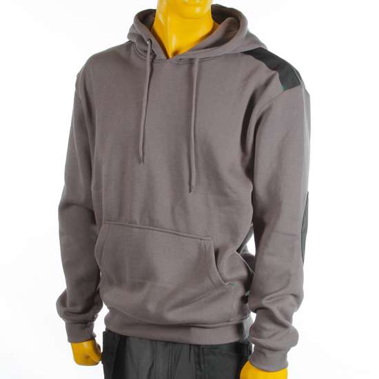 Afbeelding van Pro-hoody sweather grijs l