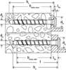 Afbeelding van Betonschroef FBS II 6x40/5 grote bolkop Ø17,5