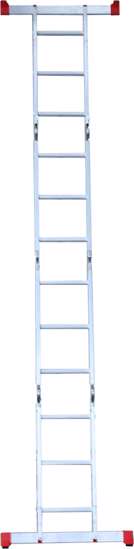 Afbeelding van Vouwladder Kelfort 4x3 + platform
