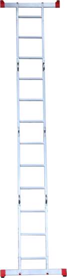 Afbeelding van Vouwladder Kelfort 4x3 + platform