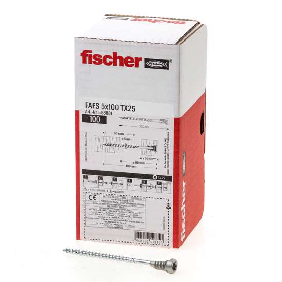 Afbeelding van stelschroef FAFS 5 x 100 TX25