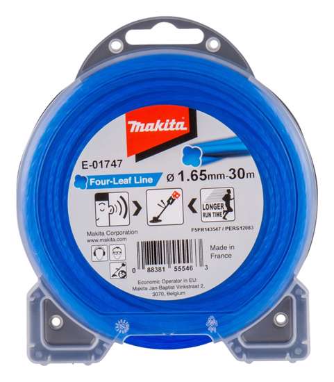 Afbeelding van Makita maaidraad 1.65x30mtr. blauw e-01747