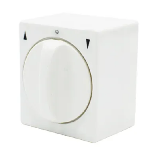 Afbeelding van Jaloezieschakelaar 10A opbouw wit/wit