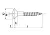 Afbeelding van Houtschroef messing lenskop 3.5 x 20mm