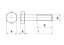 Afbeeldingen van Zeskantbout staal 8.8 verzinkt M14 x 160mm