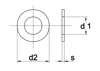 Afbeelding van Sluitring RVS A2 m20