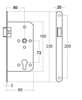 Afbeeldingen van Magneetslot loop U2060 zwart incl. kom