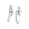 Afbeeldingen van Rsk axa+drukknop zwart ls 3308-41-38/CP