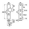 Afbeeldingen van Axa Veiligheidsbeslag s-knop F1 ktb PC72mm 6665-51-11/72