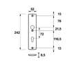 Afbeelding van Axa Veiligheidsbinnenschild F1 PC72mm 6661-90-11/72