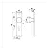 Afbeeldingen van Ami knopschild 160/40 180/41 rh pc 55 zwart