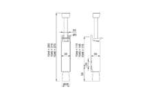 Afbeeldingen van Deurvastzetter aluminium f1 120mm 1046-02