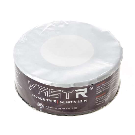 Afbeeldingen van Vast-R  facade tape 60mm x25m grijs