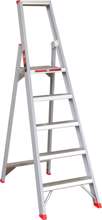 Afbeeldingen van Magazijntrap Rollo m.beugel 1x5