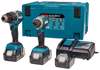 Afbeelding van Makita accu combiset +3x5Ah/18v DLX2180TJ1