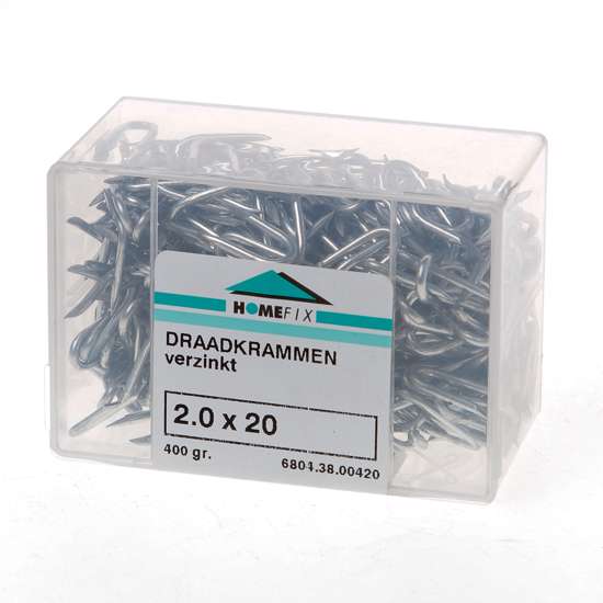 Afbeelding van HoenderdaalDraadkram verzinkt 400 gram 2.0 x 20mm