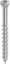 Afbeeldingen van Heco Topix glaslatschr.3.5x40 lk t10 rvs