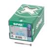 Afbeelding van Spax Spaanplaatschroef platverzonken kop RVS T-Star T30 deeldraad 6.0x70mm (per 100 stuks)