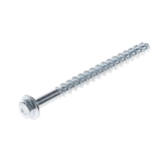Afbeeldingen van SFS Betonschroef 10x120mm Multi-Monti-plus, met zeskant kop en aangeperste ring, verzinkt