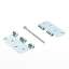 Afbeeldingen van Axa Scharnier ronde hoeken los gestort topcoat gegalvaniseerd 89 x 89 x 2.4mm 1105-25-23/7K