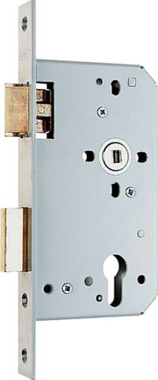 Afbeelding van Nemef Cilinder dag- en nachtslot deurslot PC72mm type 669/77-kv-60 DIN rechts