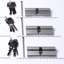 Afbeeldingen van Oxloc Profielcilinder dubbel per 3 gelijksluitend 40t45