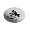 Afbeeldingen van Pictogram rvs zelfkl. 75mm Babykamer