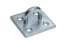 Afbeeldingen van Muurplaat verzinkt 597-4040E 40 x 40 x 5mm 8000.560.0540