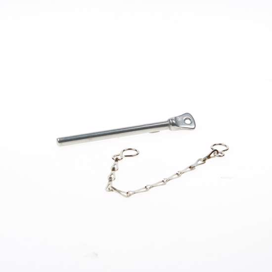 Afbeelding van Raampen met ketting, aluminium blank 4566-96