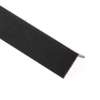 Afbeeldingen van Pvc hoekprof.30x30x2.0 zwart 2.6mtr.
