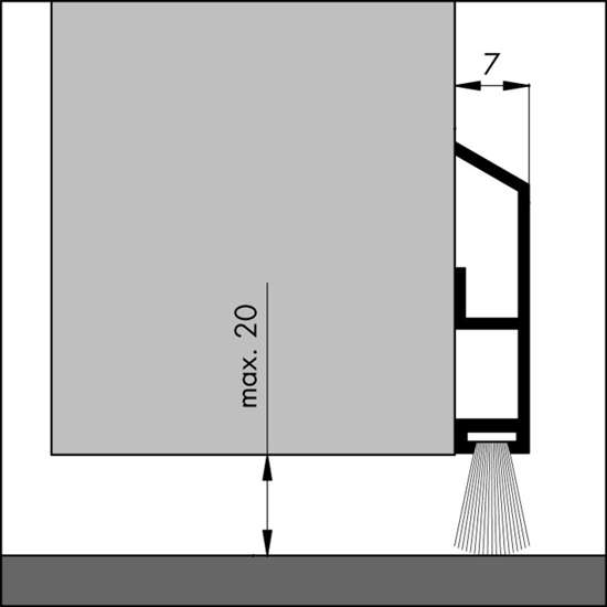 Afbeelding van Ellen Dorpelprofiel ads-b 300cm