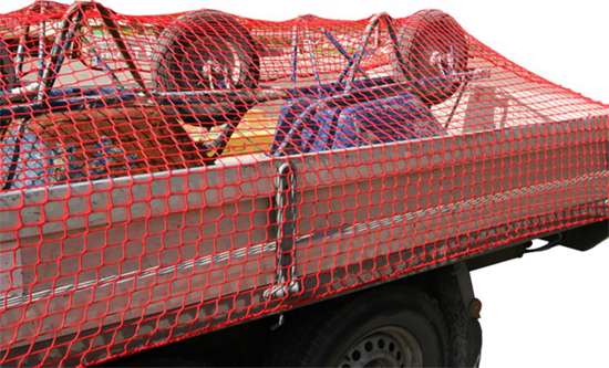 Afbeeldingen van Aanhangwagennet, rood, 200x150cm