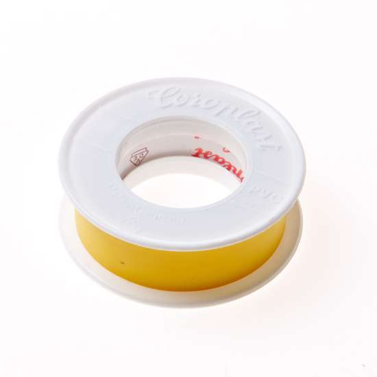 Afbeelding van Coroplast 302 tape geel 15mm x 10 meter